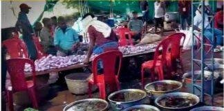 नेमरा में गुरुजी का संस्कार भोज: 12 से अधिक व्यंजन, विशाल पंडाल और चाक-चौबंद सुरक्षा