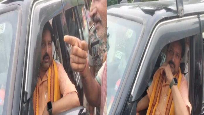 विकास कार्यों पर सवाल उठाए गए तो जवाब देने के बजाय लोगों से तू-तू मैं-मैं करने लगे विधायक