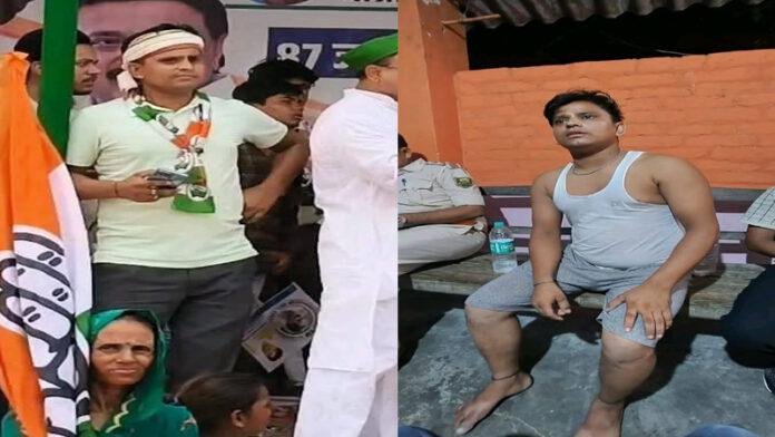 राहुल के मंच से PM मोदी की मां को गाली देने वाला शख्स चढ़ा पुलिस के हत्थे