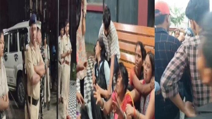 पत्नी के सामने ही पति की गोली मारकर हत्या, आरोपी प्रेम शंकर की जमकर पिटाई