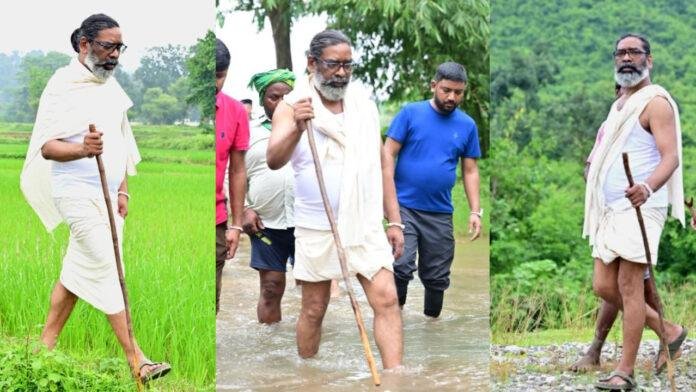 जल-जंगल-जमीन हमारी पहचान, CM Hemant Soren का प्रकृति प्रेम फिर आया सामने...
