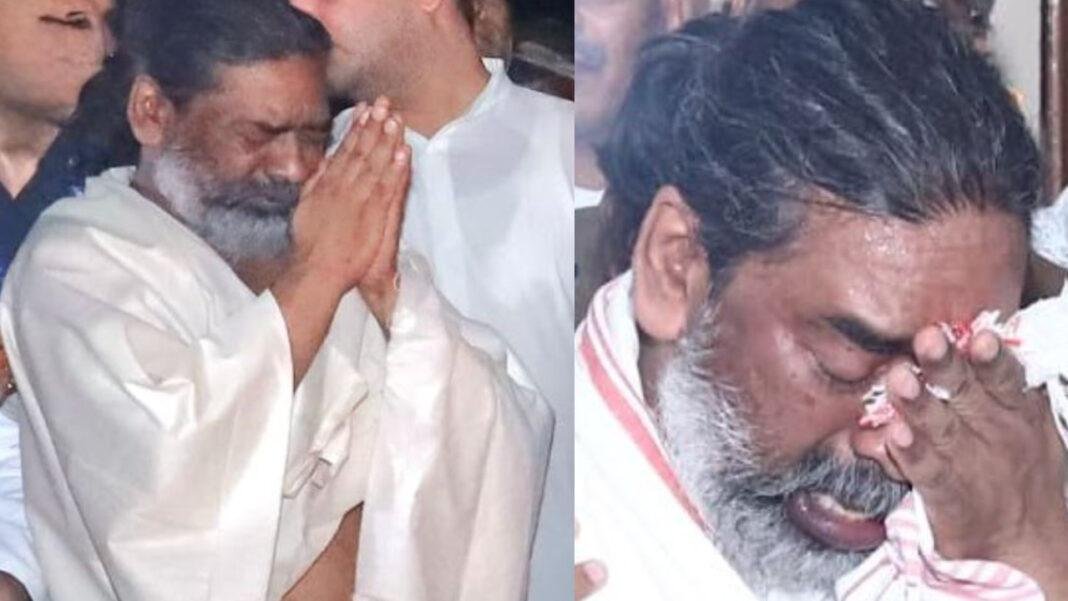आपके बिना मैं शून्य हूं, पिता का साथ छूटते ही फफक पड़े CM Hemant Soren...