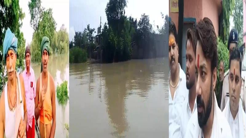 खगड़िया में बाढ़ का कहर, गंगा व गंडक नदियों के जलस्तर में लगातार वृद्धि, लोगों का हाल बेहाल