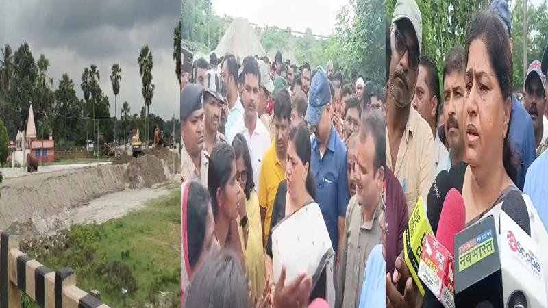 5 लोगों की डूबने से हुई है मौत, परिवार जनों से मिलने पहुंची मंत्री लेसी सिंह