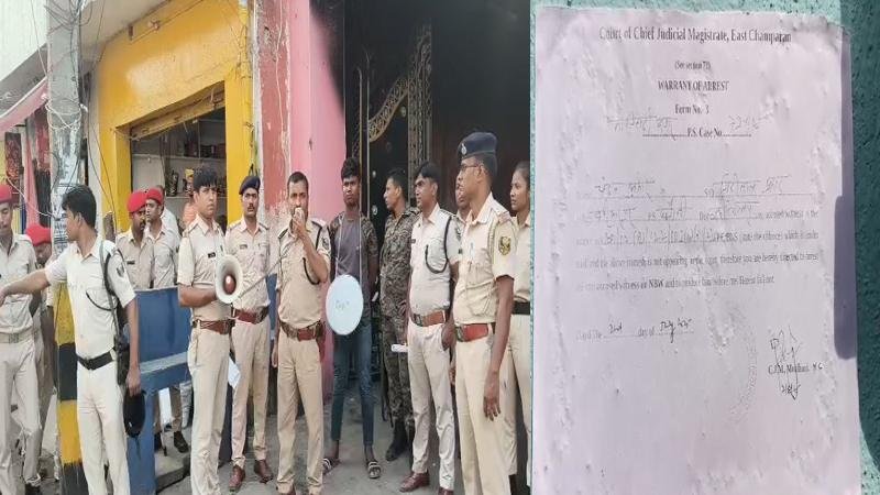 राजन हत्याकांड : पुलिस की कार्रवाई तेज, आरोपियों के घर पर चस्पा किया इश्तेहार