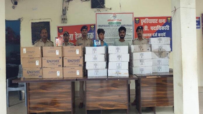 तस्करों पर बड़ी कार्रवाई, 430 लीटर शराब के साथ 3 तस्कर गिरफ्तार