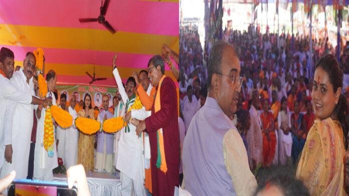 जमुई में NDA कार्यकर्ता सम्मेलन का आयोजन, मंत्री मंगल व श्रेयसी रहे मौजूद