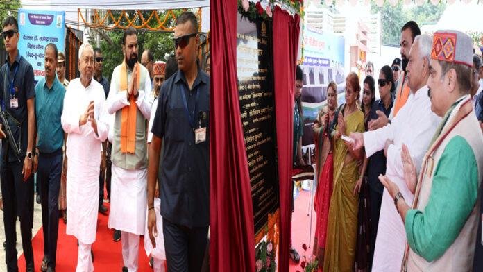 मुख्यमंत्री ने 14.98 करोड़ की लागत की 'राजेंद्र प्रसाद बिहार गौरव उद्यान' का किया शिलान्यास