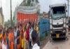रामकृष्ण नगर पुल के पास सड़क दुर्घटना, 2 की मौत, लोगों ने किया सड़क जाम