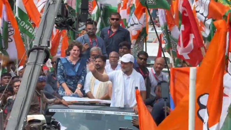 वोटर अधिकार यात्रा पहुंचा फुलपरास, खुली जीप में राहुल, तेजस्वी व प्रियंका सवार 2 22Scope News Rahul Madhubani 1 22Scope News