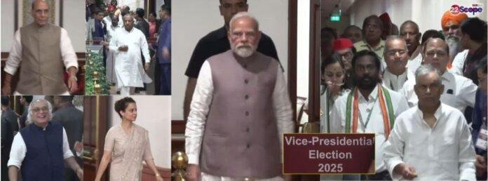 587 उपराष्ट्रपति चुनाव 2025: पीएम मोदी ने डाला पहला वोट, शाम 6 बजे होगी गिनती