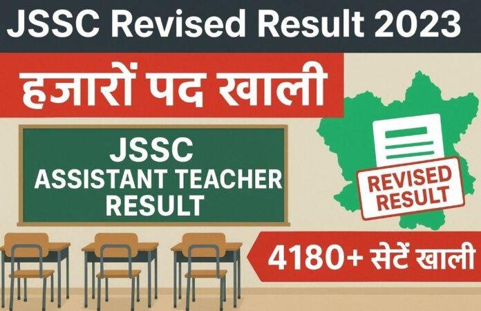 JSSC Assistant Teacher Result 2023: संशोधित रिजल्ट जारी, हजारों पद खाली; जानें जिलेवार सफल अभ्यर्थी”