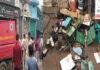 कपड़े की दुकान में लगी भीषण आग, लाखों का नुकसान