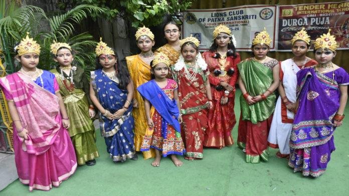 शारदीय नवरात्र आज से शुरू, टेंडर हार्ट इंटरनेशनल स्कूल में नाटक का आयोजन