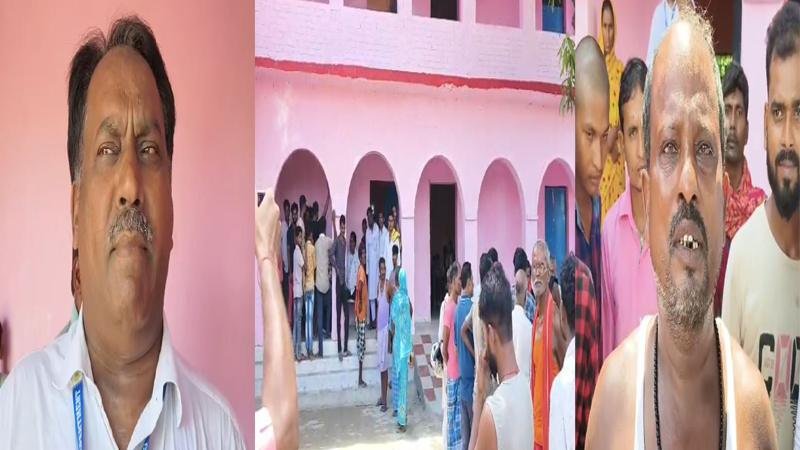 बच्चों से चाय मंगाने को लेकर हुई पूर्व व वर्तमान प्रधानाध्यापक में हुई कहासुनी