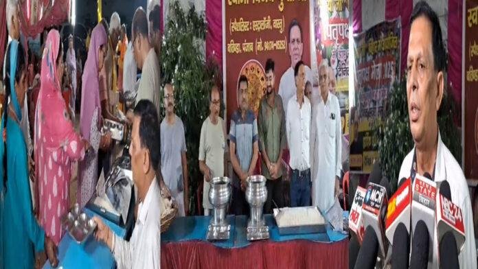 हर साल की तरह शुद्ध व सात्विक भोजन का नि:शुल्क लंगर लगाए हैं भटिंडा के विजय