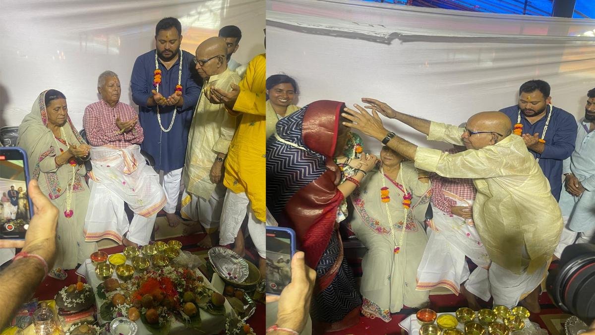 गयाजी में लालू ने 7 कुलों का किया पिंडदान, राबड़ी-तेजस्वी, बहू-पोती के साथ डेढ़ घंटे की पूजा 2 22Scope News Lalu Pariwar 1 22Scope News