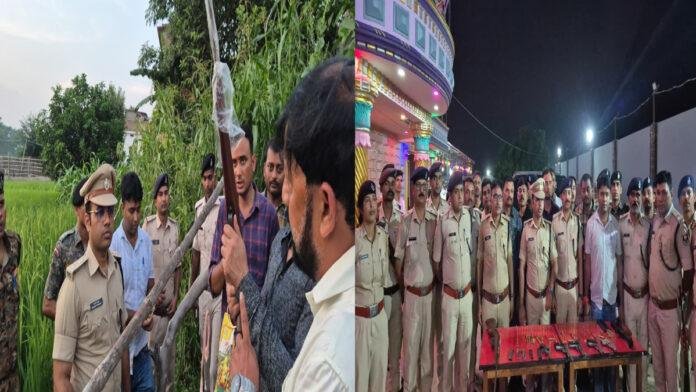 चुनाव से पहले पुलिस की बड़ी कार्रवाई, कमरुद्दीन के घर से भारी मात्रा में अवैध सामान बरामद