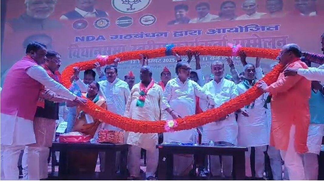 मोतिहारी से निवर्तमान विधायक प्रमोद कुमार होंगे NDA प्रत्याशी, मंत्री मंगल ने किया ऐलान