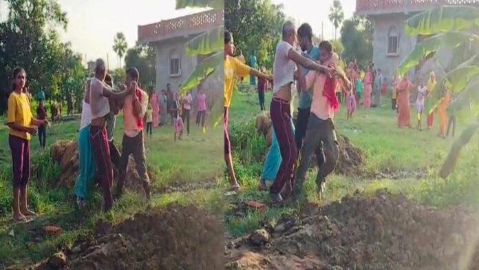 जमीनी विवाद को लेकर जमकर मारपीट, युवक जख्मी, वीडियो Viral