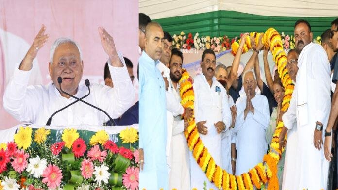 बेलागंज की सभा में बोले नीतीश, 2005 से पहले विकास नाम की चीज नहीं, NDA ही कर रहा काम