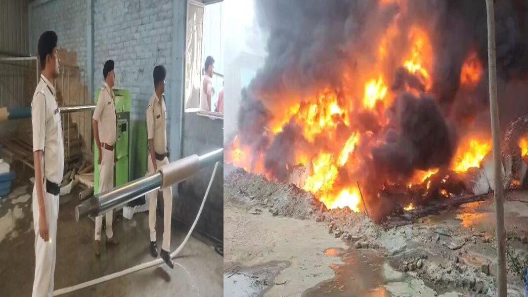 थर्मोकोल कंपनी में लगी भंयकर आग, मौके पर पहुंची दमकल की 10 गाड़ियां