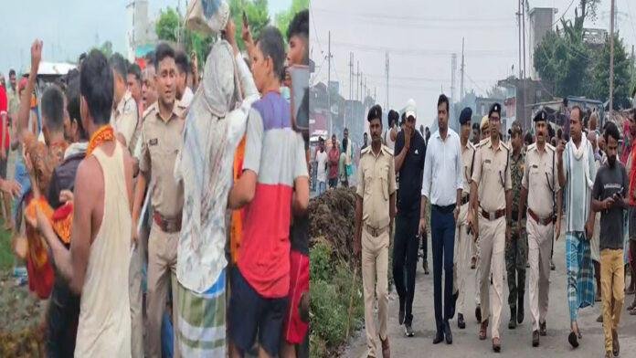 सहरसा : पुलिस अभिरक्षा में ले जा रहे आरोपी को ग्रामीणों ने की जमकर धुनाई