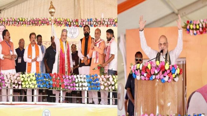 अररिया में शाह ने कहा- 'बिहारवासियों को इस बार 4 दिवाली मनानी है'