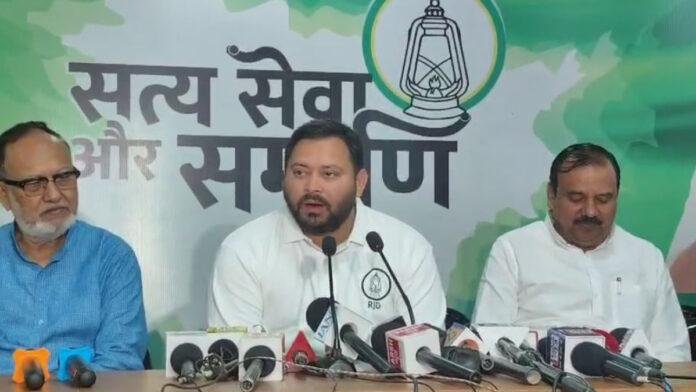 यूट्यूबर मारपीट मामला : तेजस्वी ने सरकार से पूछा, आपके मंत्री पत्रकार को गाली देते हैं, सिंहवाड़ा में कराएंगे FIR