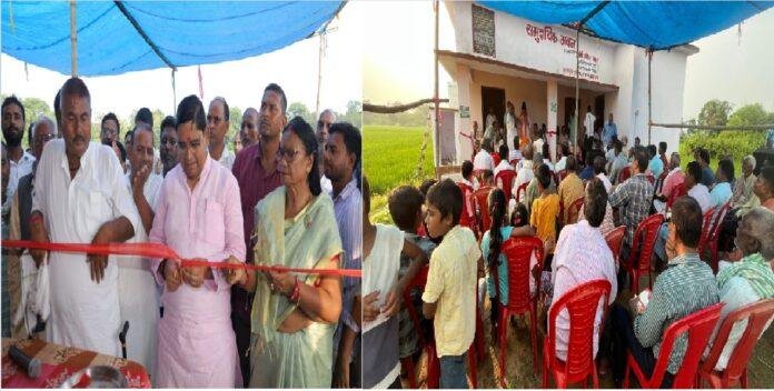 लक्ष्मीपुर के गुरिया में विवाह भवन का विधायक ने किया उद्घाटन, बोले- सरकार की प्राथमिकता विकास व जनकल्याण 