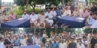 दुर्गा पूजा को लेकर हुई शांति समिति की बैठक, DJ पर रहेगी मनाही, CCTV लगाना होगा अनिवार्य