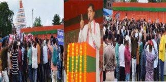 एनडीए कार्यकर्ता सम्मेलन में स्थानीय विधायक की फजीहत, खुब हुई नारेबाजी, चली कुर्सियां