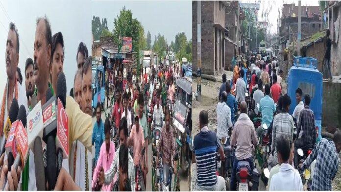राजद नेता सुनील कुमार की आशीर्वाद यात्रा, सैकड़ों युवाओं ने बाइक रैली से दिखाई ताकत