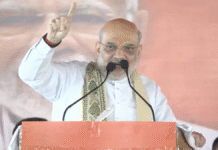 लखीसराय में गरजे अमित शाह, घुसपैठिया और जंगलराज के बहाने किया हमला