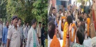 बांका से बेलहर से जदयू विधायक मनोज यादव ने भरा नामांकन, बोले- विकास का दूसरा नाम नीतीश कुमार