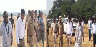 छठ महापर्व को लेकर जिलाधिकारी व पुलिस कप्तान ने घाटों किया निरीक्षण, दिए आवश्यक निर्देश