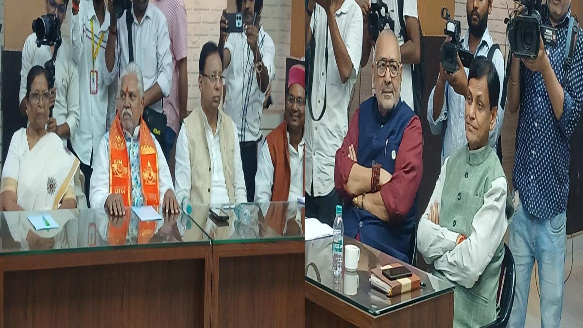 बीजेपी चुनाव कार्य समिति की बैठक शुरू, धर्मेंद्र, तावड़े, केशव, दिलीप व सम्राट सहित कई नेता मौजूद | 22Scope News Bihar BJP 1 22Scope News