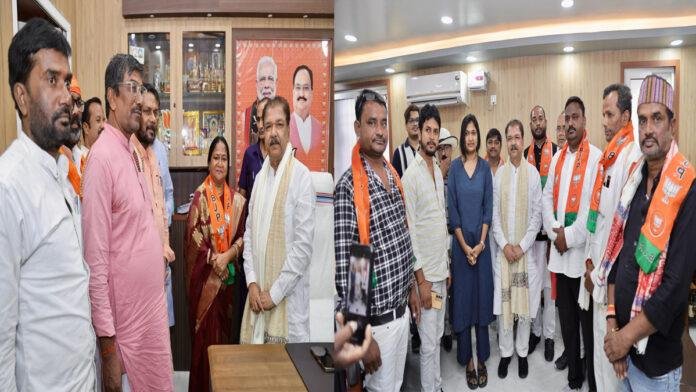 RJD व VIP सहित कई पार्टियों के नेताओं ने BJP की ली सदस्यता