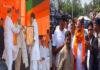 तारकिशोर प्रसाद, मनोज शर्मा, त्रिविक्रम सिंह व वीरेंद्र सिंह ने भरा नामांकन