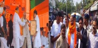 तारकिशोर प्रसाद, मनोज शर्मा, त्रिविक्रम सिंह व वीरेंद्र सिंह ने भरा नामांकन