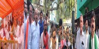NDA और राजद प्रत्याशियों ने भरा पर्चा, समर्थन में उपमुख्यमंत्री और सांसद रहे मौजूद
