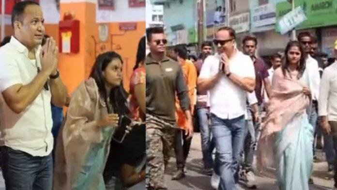 पूर्व IPS शिवदीप लांडे ने भरा नामांकन, पत्नी डॉ. ममता भी रहीं मौजूद