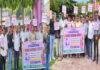 पत्रकार के द्वारा निकाला गया मतदाता जागरूकता अभियान रैली, मताधिकार को लेकर को किया गया जागरूक