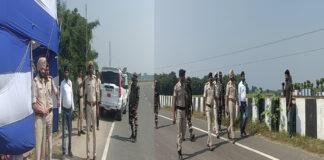 विधानसभा चुनाव को लेकर मधेपुरा के पुलिस अधीक्षक का औचक निरीक्षण
