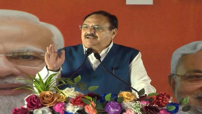 Nadda-Nalanda नालंदा रैली में जेपी नड्डा बोले- 'जहां-जहां NDA सरकार वहां विकास'