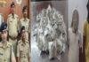 वाहन चेकिंग के दौरान गांजा, बाइक व मोबाइल के साथ 2 तस्कर गिरफ्तार