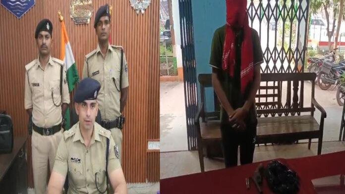 Naubatpur Police बिक्रम में एक देशी कट्टा, 2 जिंदा कारतूस के साथ आरोपी गिरफ्तार