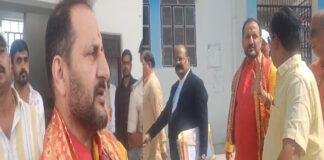 BJP प्रत्याशी व मंत्री नीरज कुमार बबलू ने छातापुर से किया नॉमिनेशन