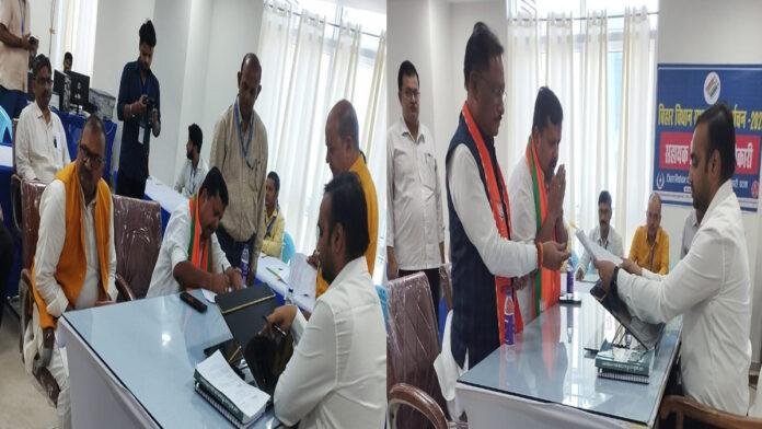 नितिन नवीन ने लगातार 5वीं बार बांकीपुर सीट से किया नामांकन, छत्तीसगढ़ के CM बने प्रस्तावक