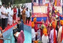 छठ व्रती अहले सुबह घाटों पर पहुंचकर भगवान भास्कर को दिया अर्घ्य, पटना में नीतीश व चिराग ने दिया अर्घ्य छठ व्रती अहले सुबह घाटों पर पहुंचकर भगवान भास्कर को दिया अर्घ्य, पटना में नीतीश व चिराग ने दिया अर्घ्य